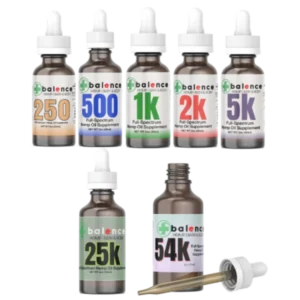 Balence Full-Spectrum Hemp Oil Tincture Collection — 250mg to 54K CBD bottles