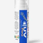 UV You Wagyu Tallow Outdoor Cream in a white airless pump bottle with blue product label.