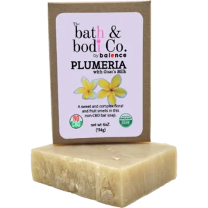 Plumeria Goat's Milk - Non-CBD Bar Soap