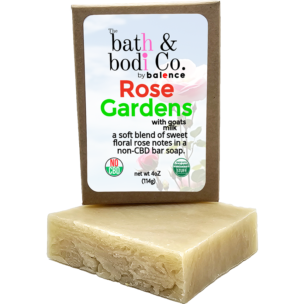 Rose Garden Goat's Milk - Non-CBD Bar Soap