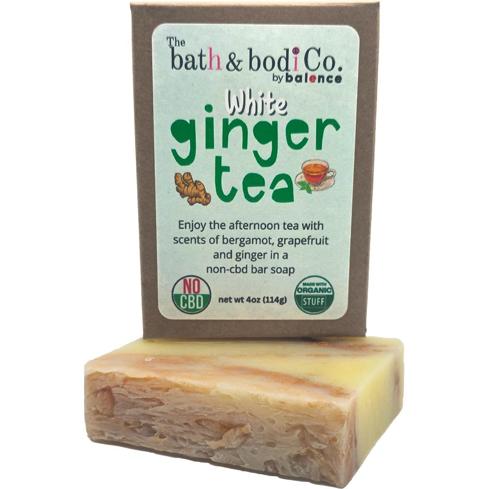 White Tea & Ginger -  Non-CBD Bar Soap