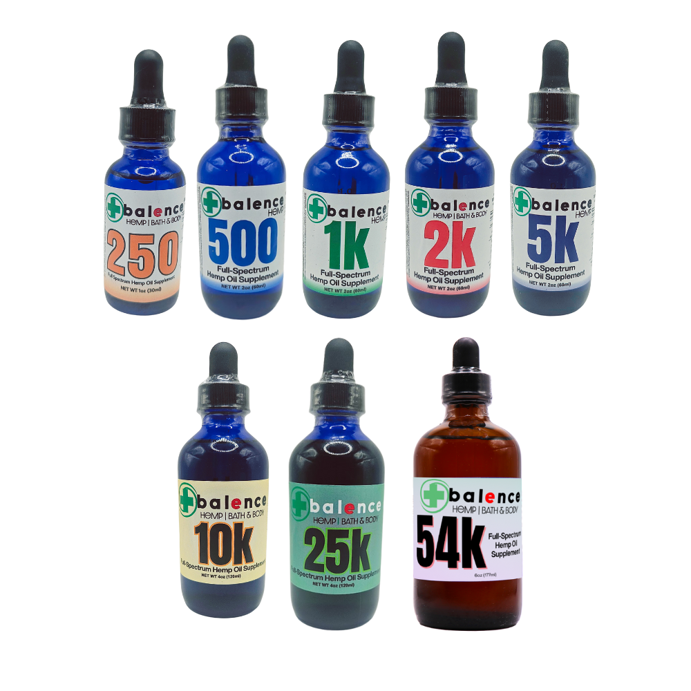 Hemp CBD - Full Spectrum Oils