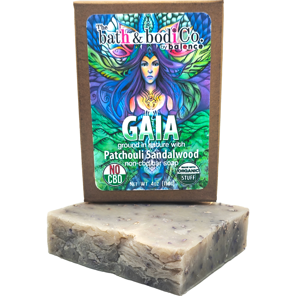 Gaia (patchouli & sandalwood) - Non-CBD Bar Soap